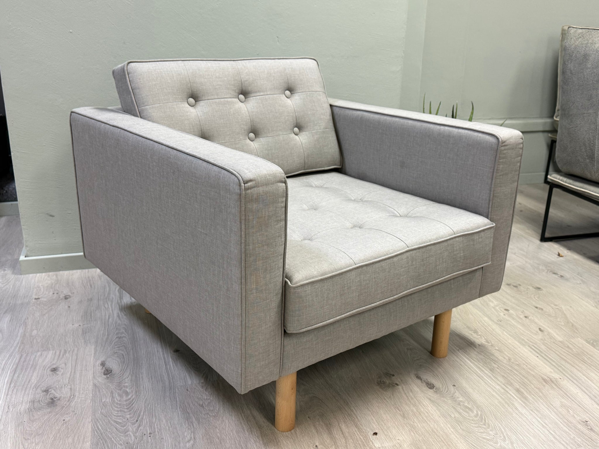 Wohnraum - Sessel - WR 231 - Stoff grau - sofort verfügbar