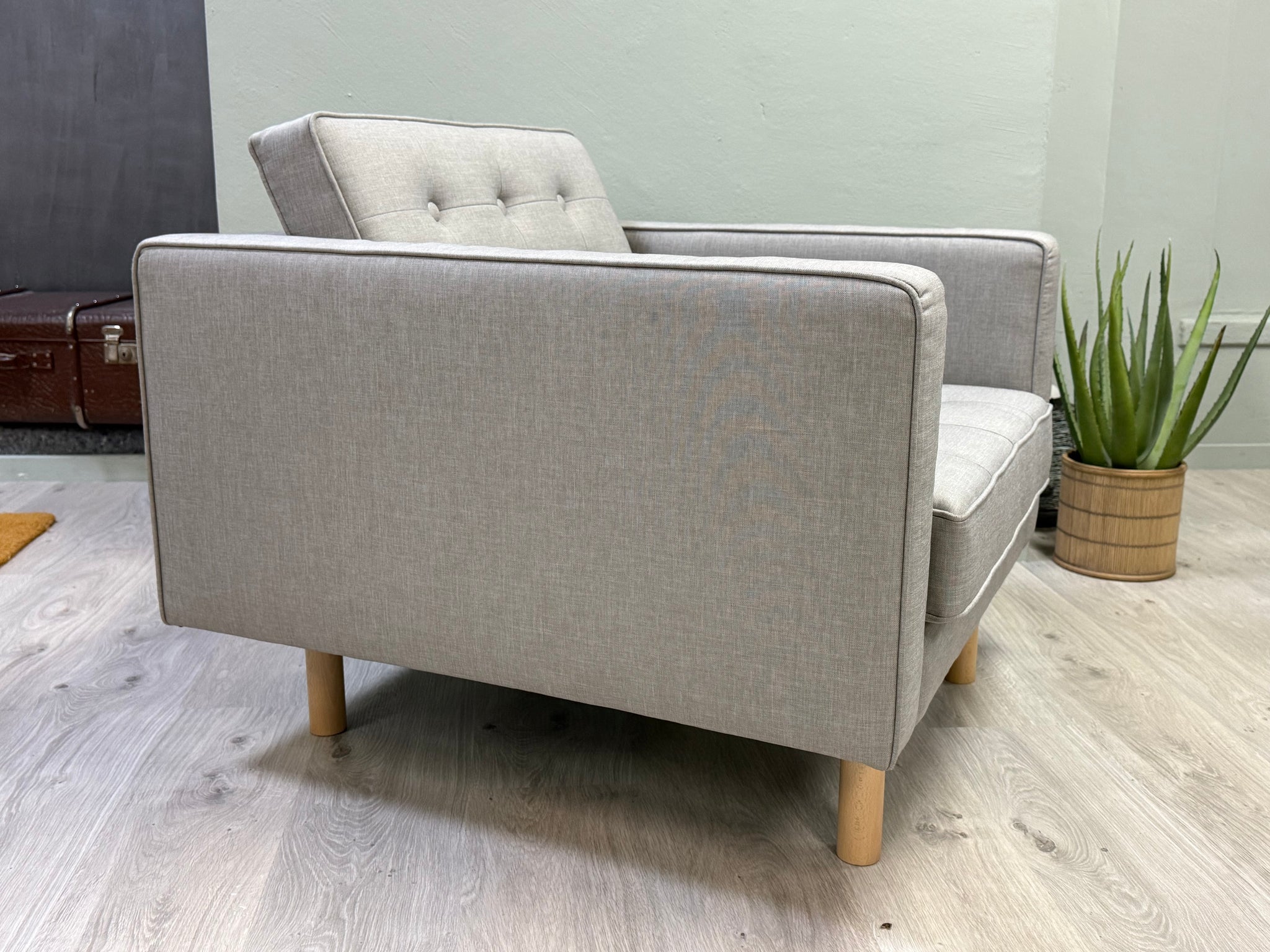 Wohnraum - Sessel - WR 231 - Stoff grau - sofort verfügbar