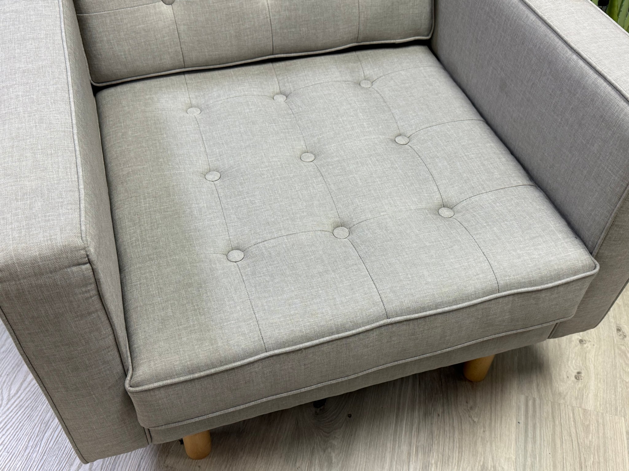 Wohnraum - Sessel - WR 231 - Stoff grau - sofort verfügbar
