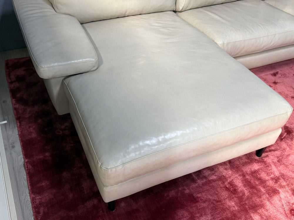 Machalke - Sofa - System Plus - Leder creme - sofort verfügbar