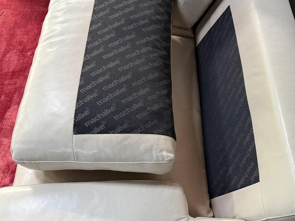 Machalke - Sofa - System Plus - Leder creme - sofort verfügbar