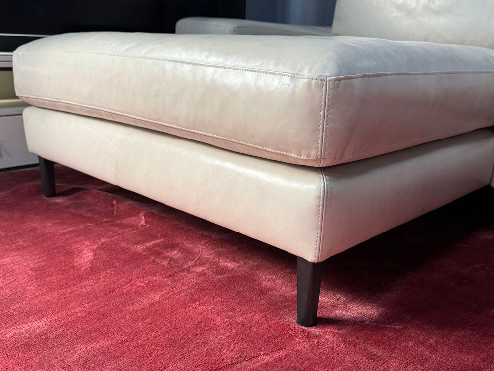 Machalke - Sofa - System Plus - Leder creme - sofort verfügbar