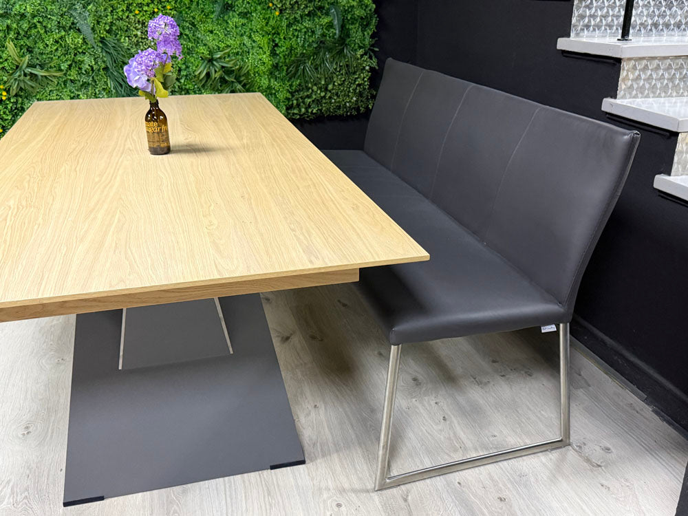 Paul Lindenberg - Bank - pl.Kath - Leder grau - sofort Verfügbar