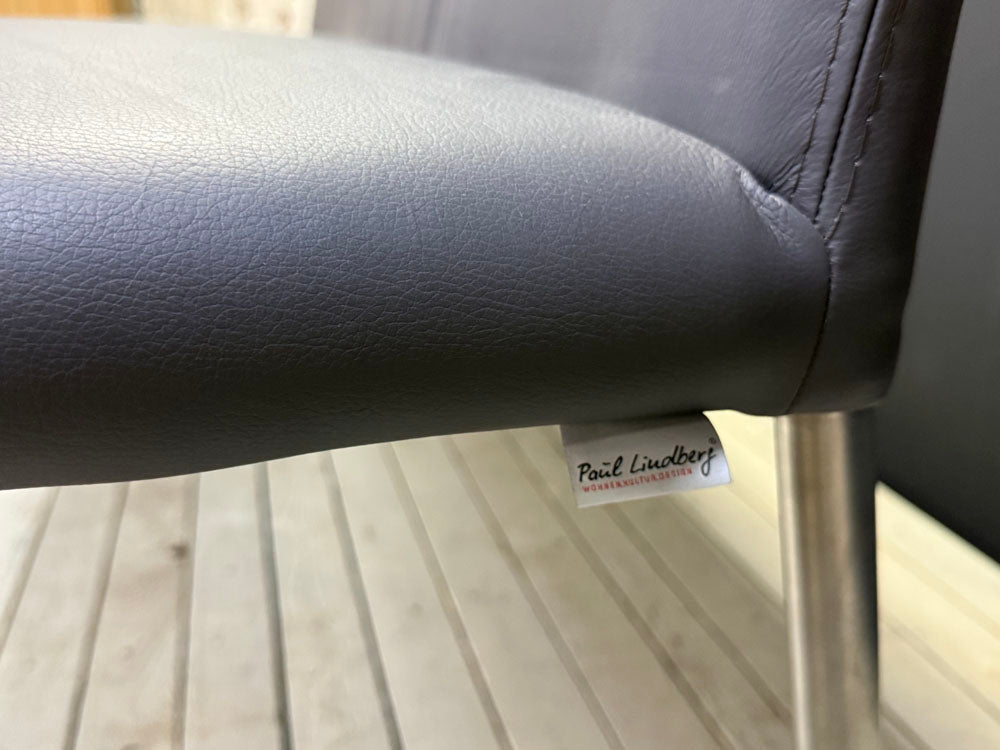 Paul Lindenberg - Bank - pl.Kath - Leder grau - sofort Verfügbar