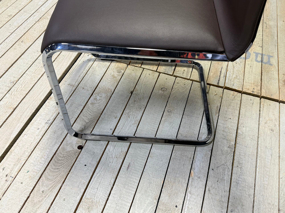 Ronald Schmitt - Stuhl 2-er-Set - RST 165 - Leder braun - sofort verfügbar