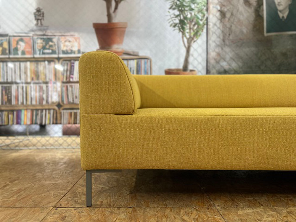 freistil - Sofa - freistil 185 - Stoff gelb - konfigurierbar