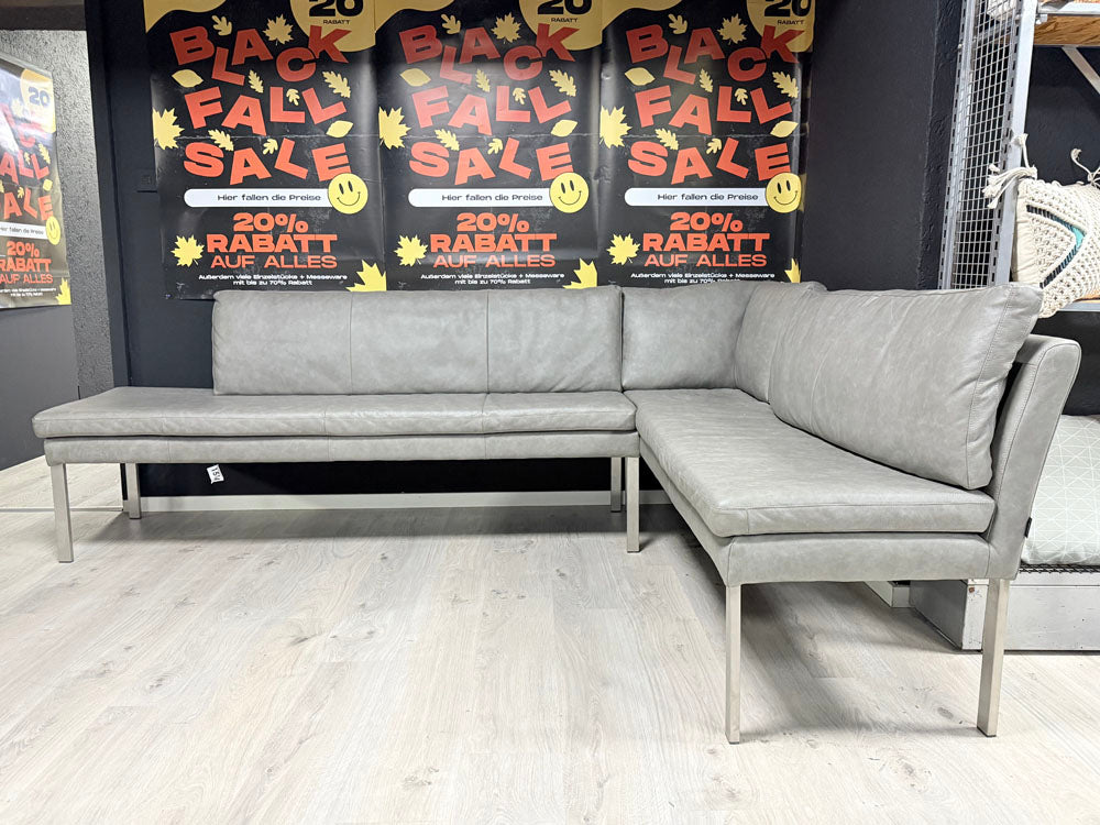 tommy M - Essbank - Colombo - Leder grau - sofort verfügbar