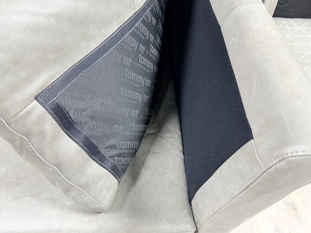 tommy M - Essbank - Colombo - Leder grau - sofort verfügbar