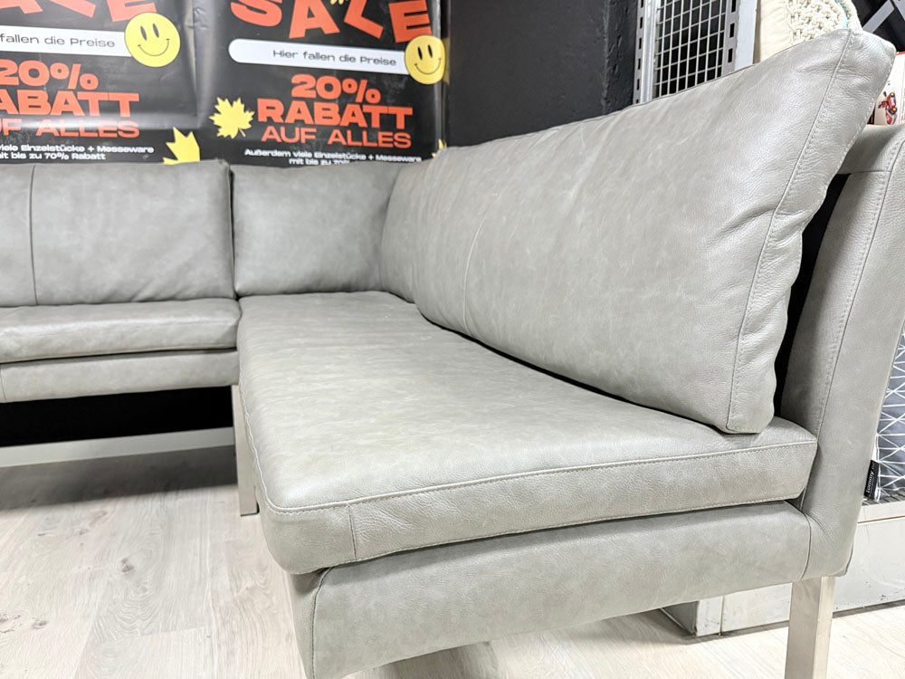 tommy M - Essbank - Colombo - Leder grau - sofort verfügbar