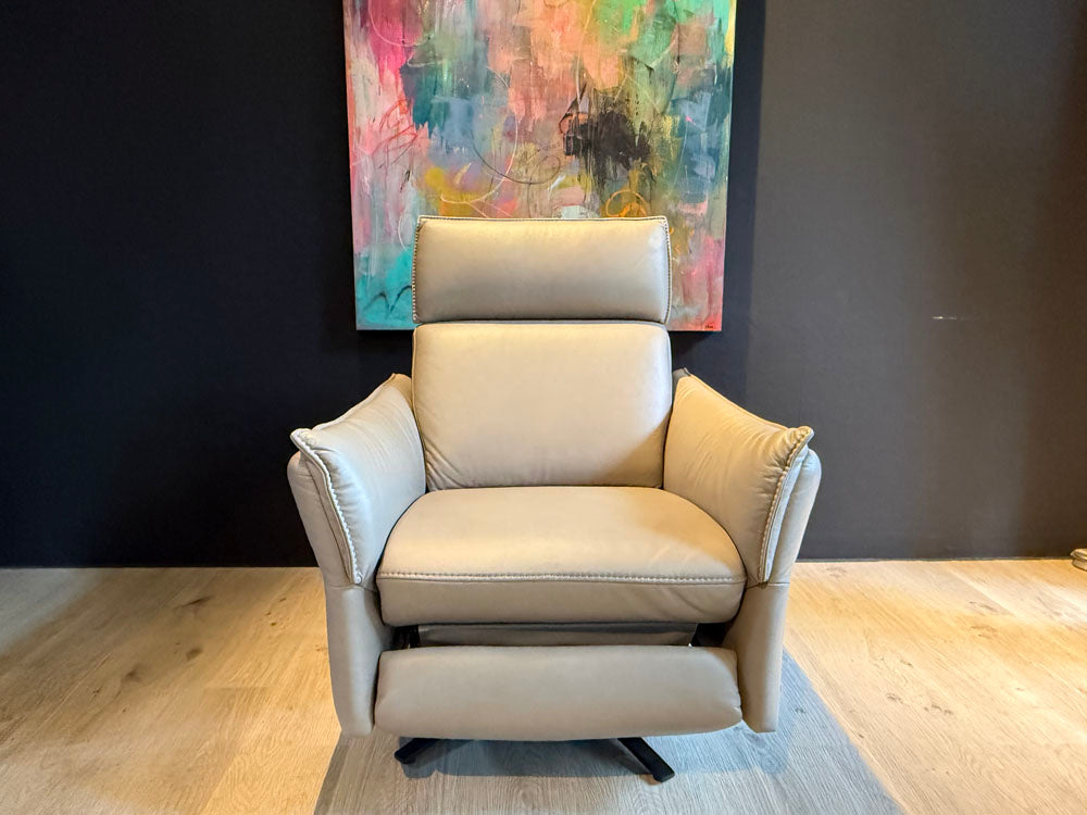 Himolla - Relaxsessel - 7267 - Leder grau - sofort verfügbar