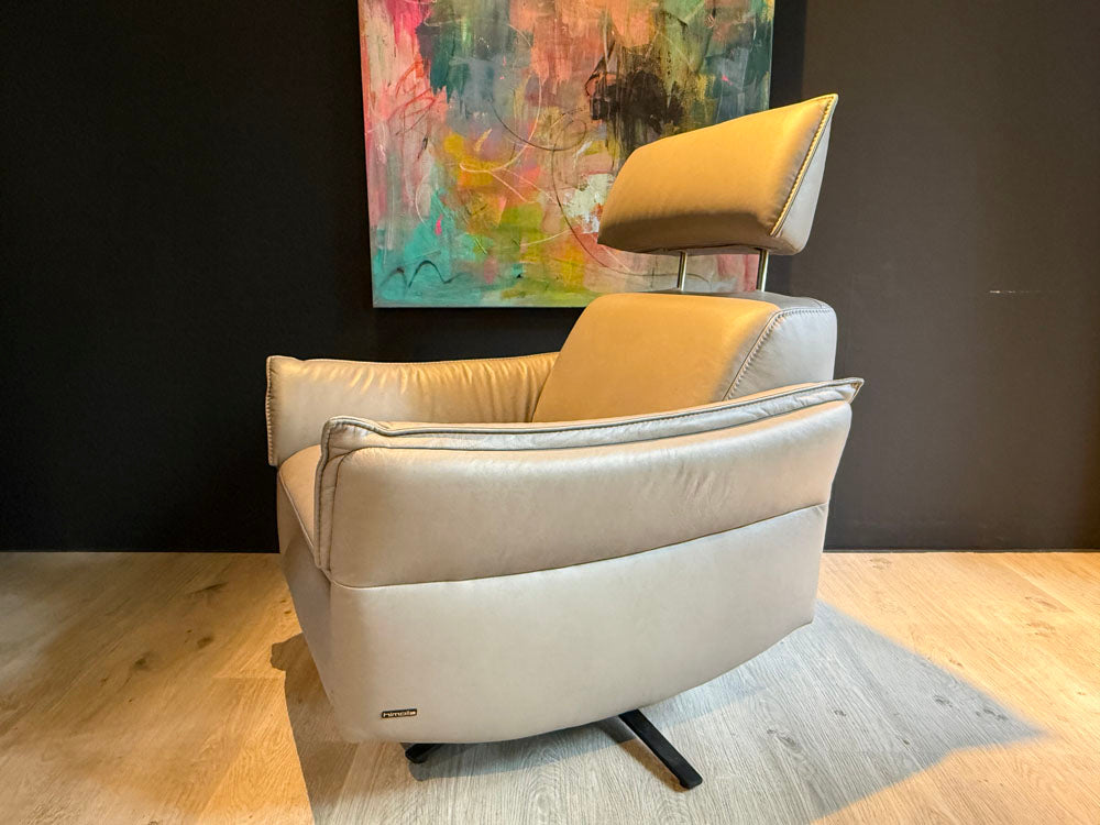 Himolla - Relaxsessel - 7267 - Leder grau - sofort verfügbar