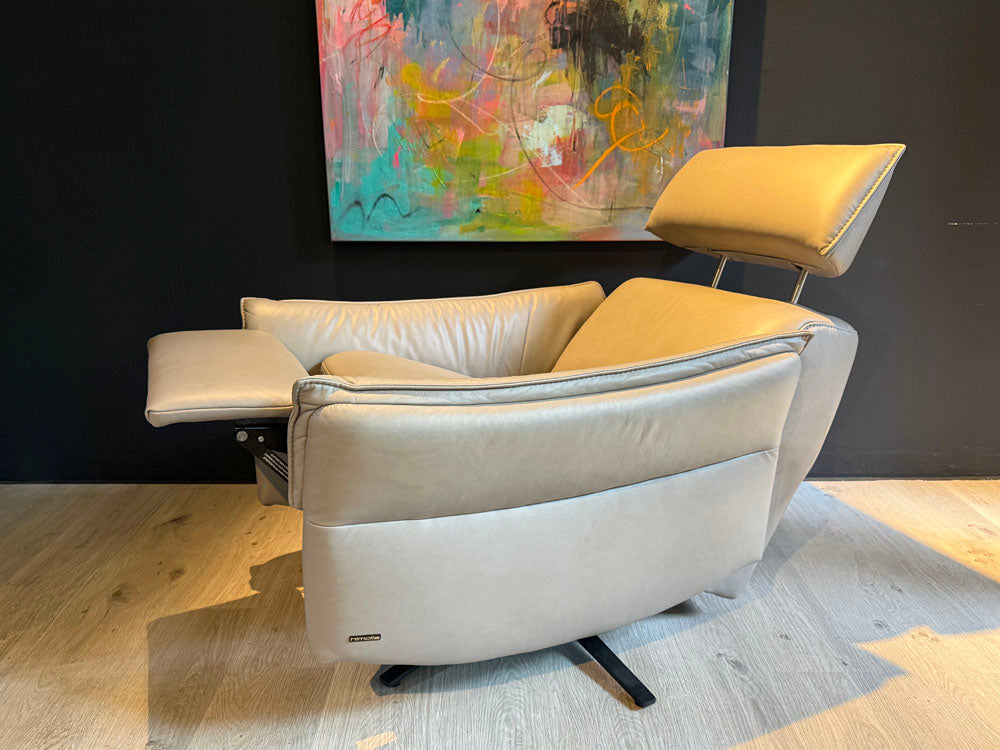 Himolla - Relaxsessel - 7267 - Leder grau - sofort verfügbar