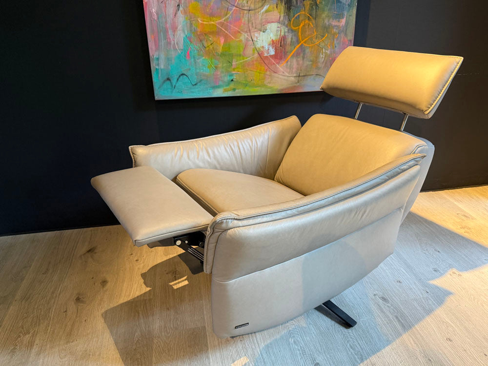 Himolla - Relaxsessel - 7267 - Leder grau - sofort verfügbar
