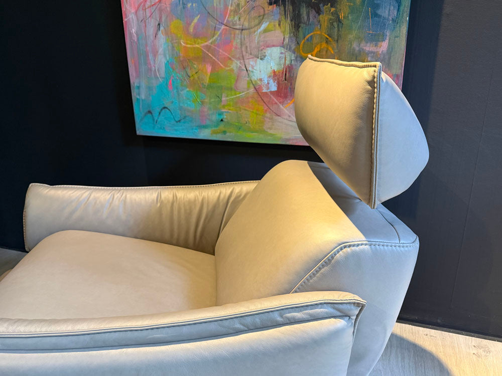 Himolla - Relaxsessel - 7267 - Leder grau - sofort verfügbar