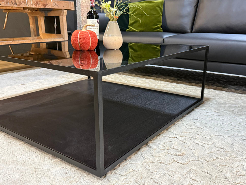 freistil - Couchtisch - freistil 181 - Glas/Holz - sofort verfügbar