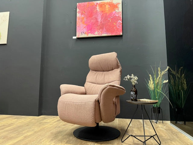 Himolla - Relaxsessel manuell - 7052 Easy-Swing - Stoff rosa - sofort verfügbar