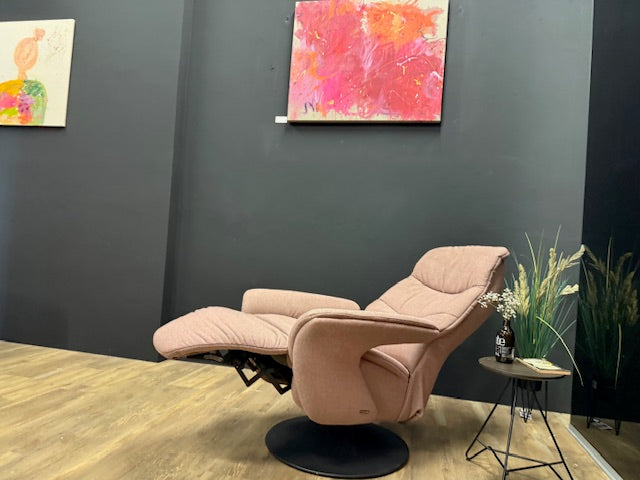 Himolla - Relaxsessel manuell - 7052 Easy-Swing - Stoff rosa - sofort verfügbar