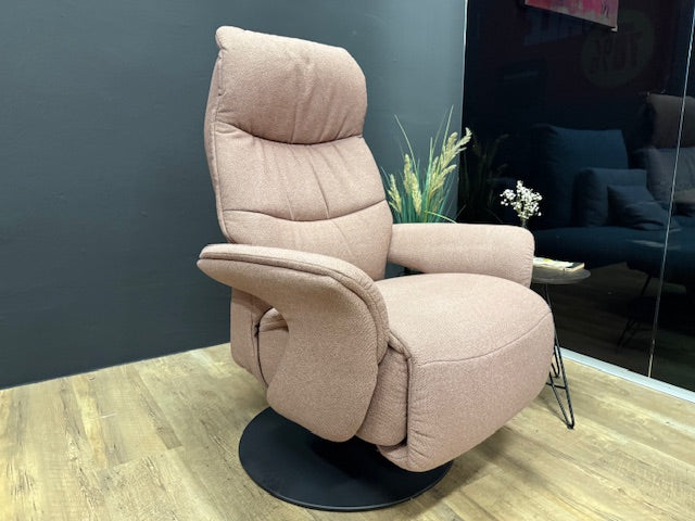 Himolla - Relaxsessel manuell - 7052 Easy-Swing - Stoff rosa - sofort verfügbar