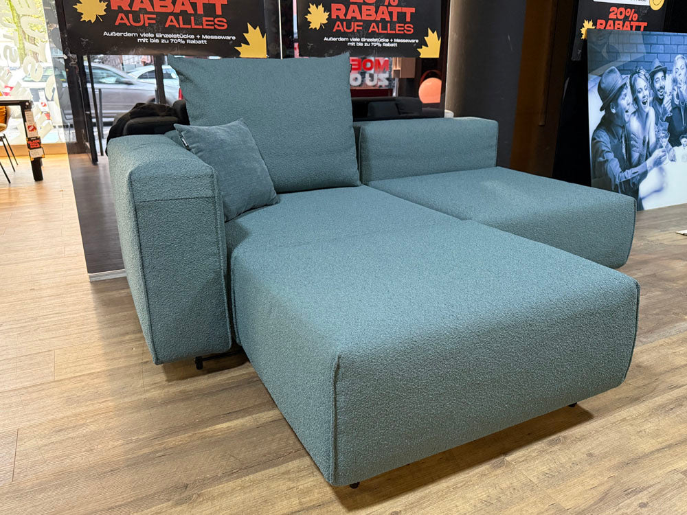 freistil - Sofa - freistil 122 - ECHT - Stoff blau - sofort verfügbar