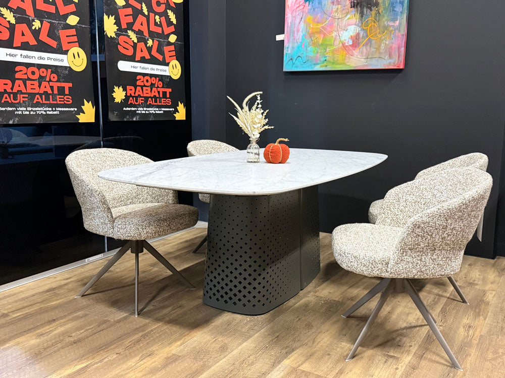 Rolf Benz - Esstisch - RB 929 - Naturstein Carrara - sofort verfügbar