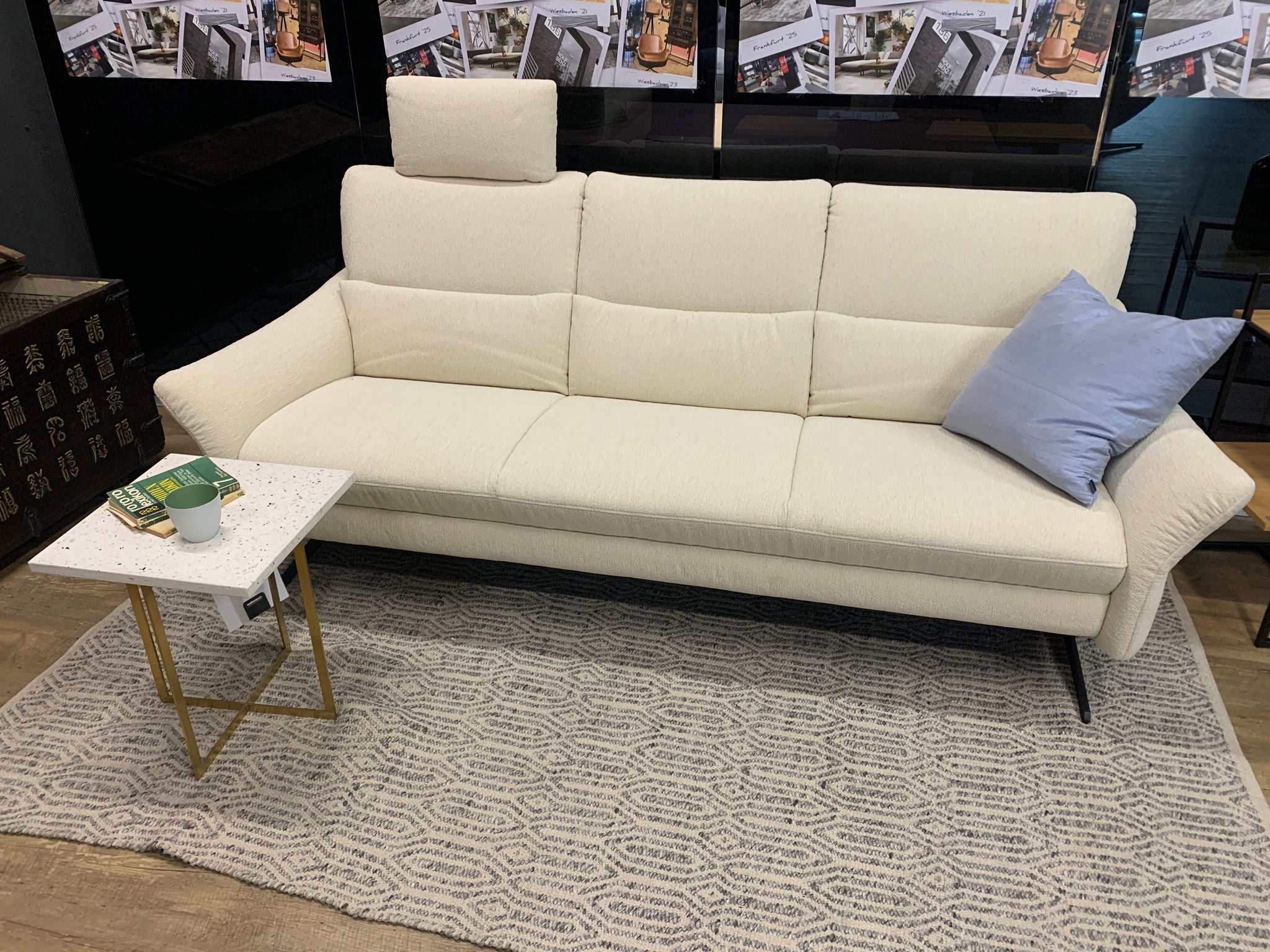 Himolla - Sofa - 6270 Cumurex - Stoff creme - sofort verfügbar