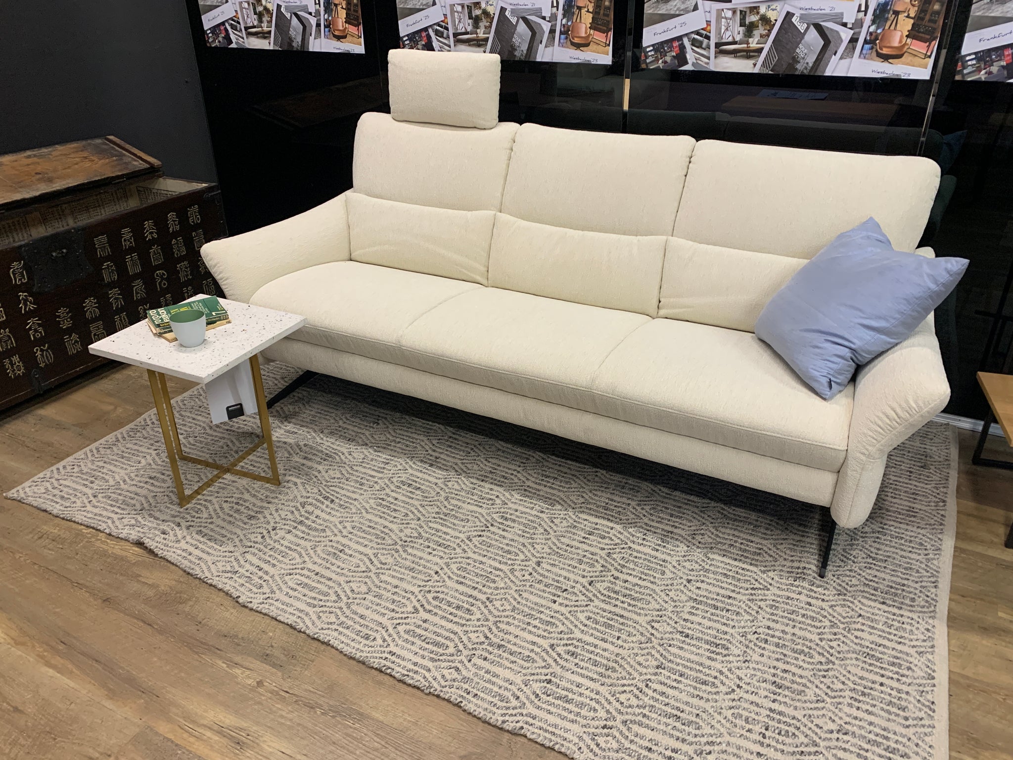 Himolla - Sofa - 6270 Cumurex - Stoff creme - sofort verfügbar
