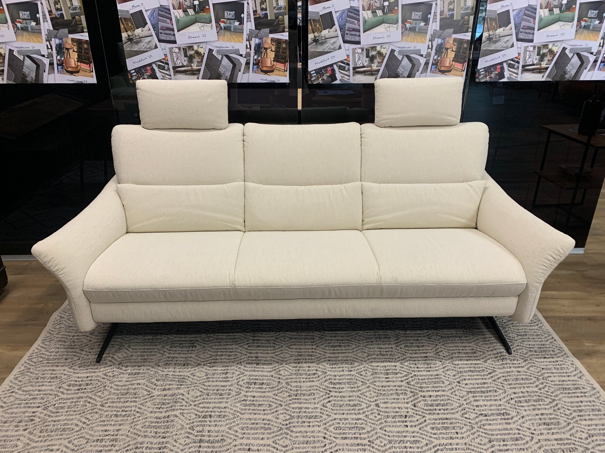 Himolla - Sofa - 6270 Cumurex - Stoff creme - sofort verfügbar