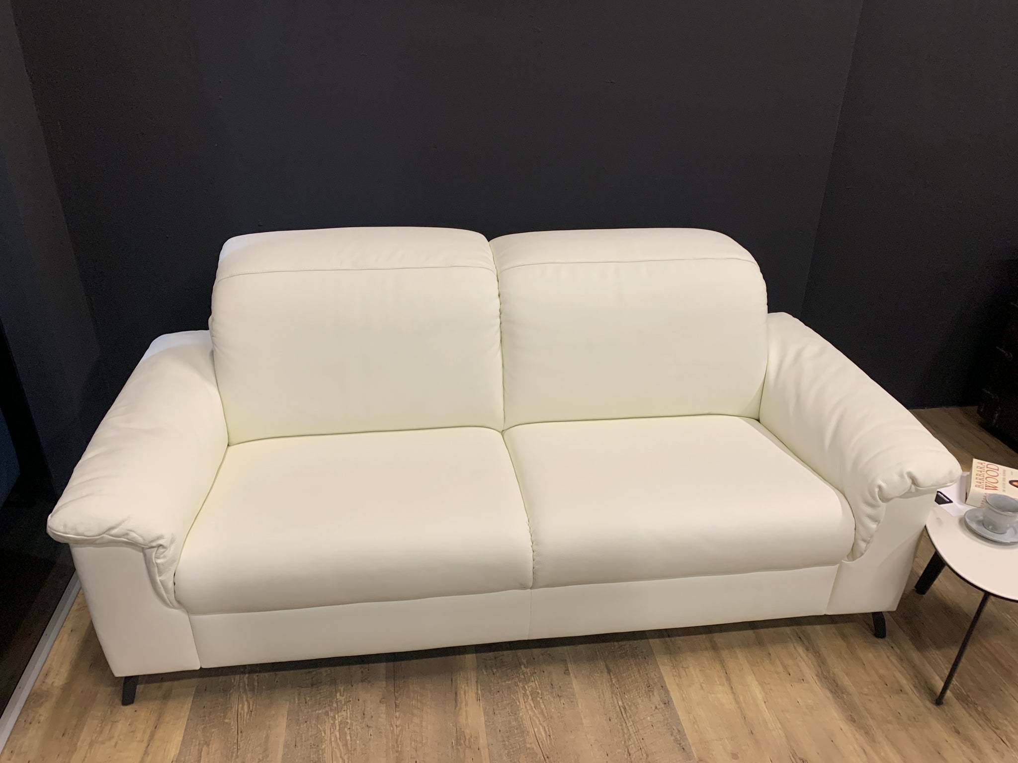 Himolla - Sofa - 1061 Back to Basics - Leder weiß - sofort verfügbar