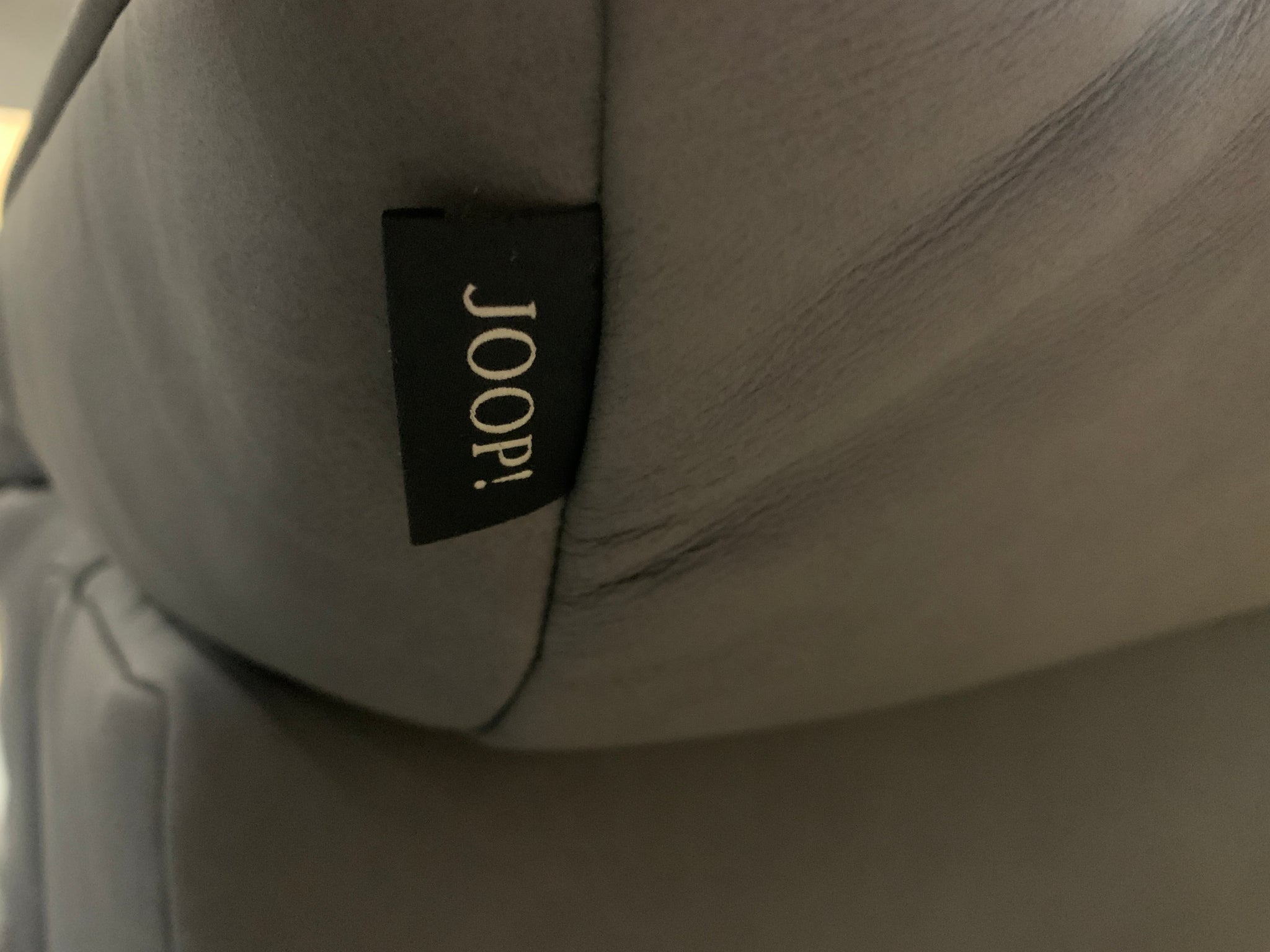 Joop - Sofa - 8181 Circles elektrisch verstellbar - Leder blau - sofort Verfügbar