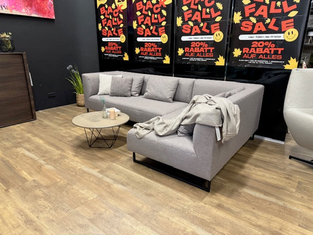 freistil - Sofa - freistil 160 - Stoff grau - konfigurierbar