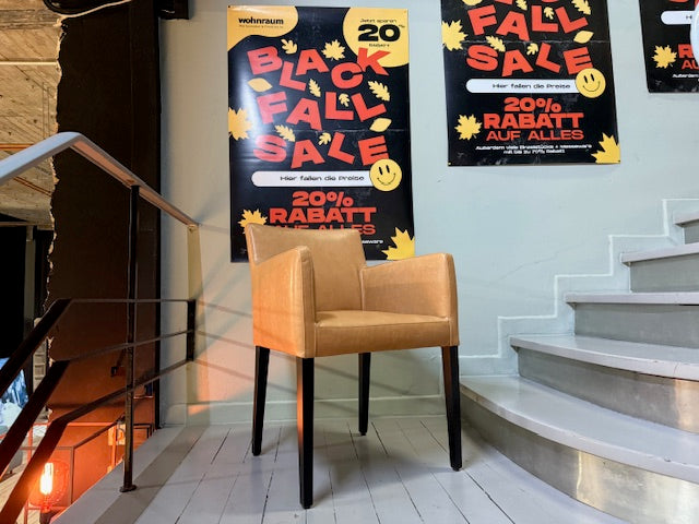 Christine Kröncke - Stuhl - Dinner - Leder cognac - sofort verfügbar