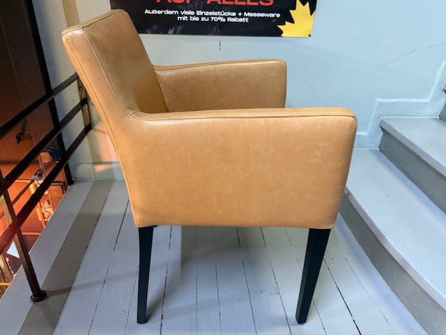 Christine Kröncke - Stuhl - Dinner - Leder cognac - sofort verfügbar