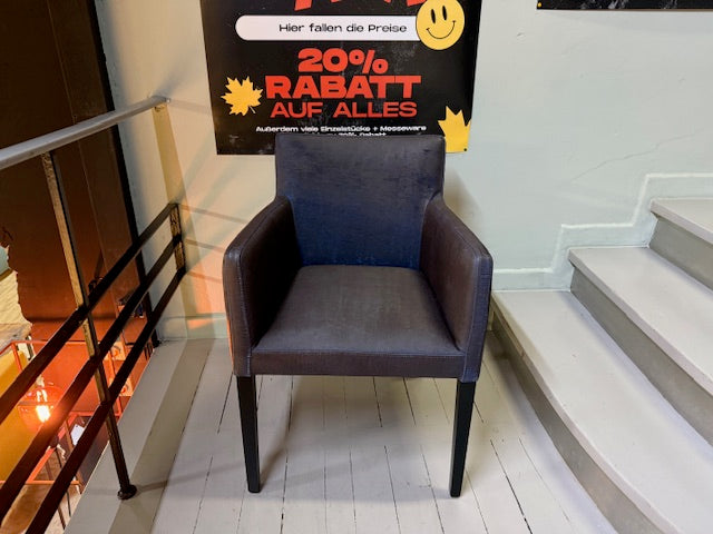 Christine Kröncke - Stuhl - Dinner - Stoff dunkelblau - sofort verfügbar