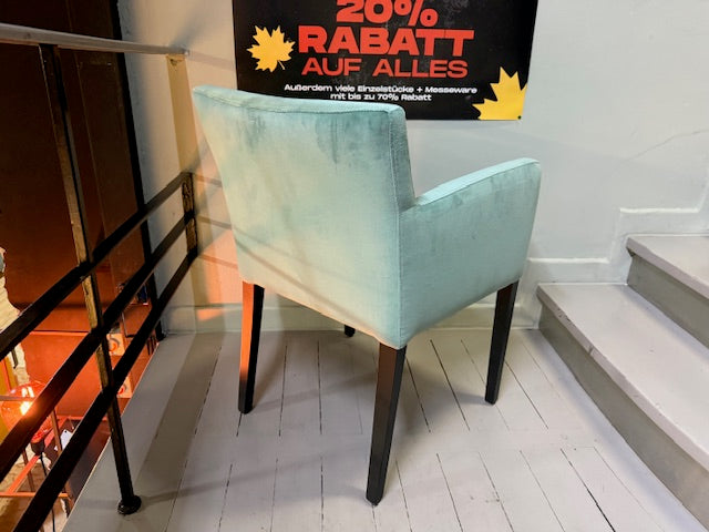 Christine Kröncke - Stuhl - Dinner - Stoff türkis - sofort verfügbar