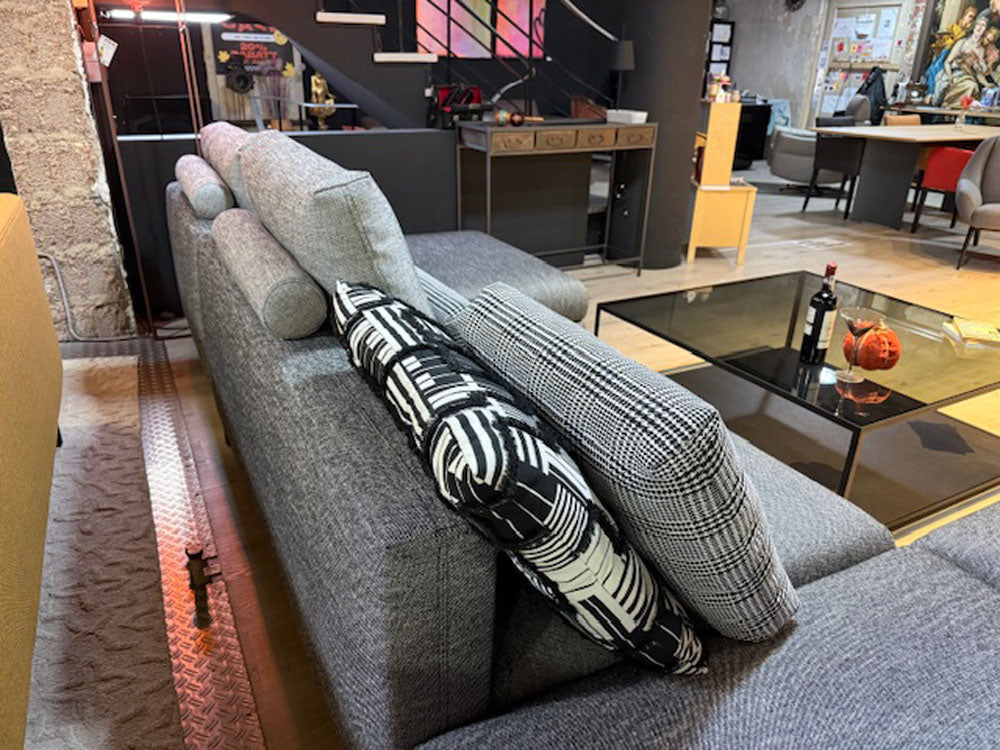 Rolf Benz - Sofa - RB Nuvola - Stoff grau - sofort verfügbar