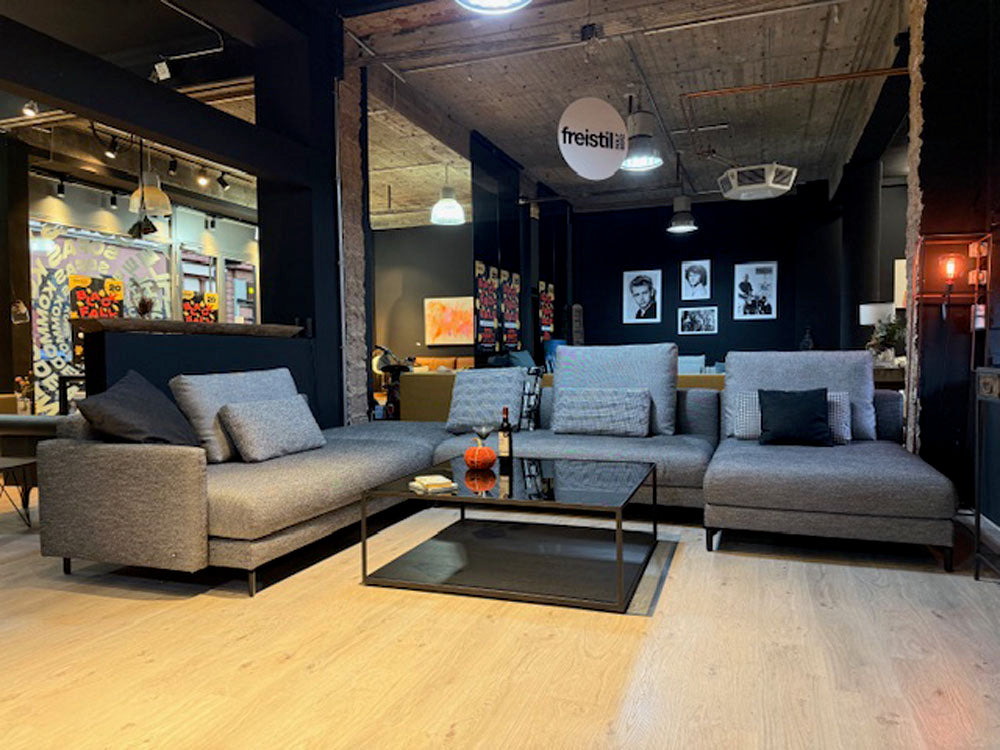 Rolf Benz - Sofa - RB Nuvola - Stoff grau - sofort verfügbar