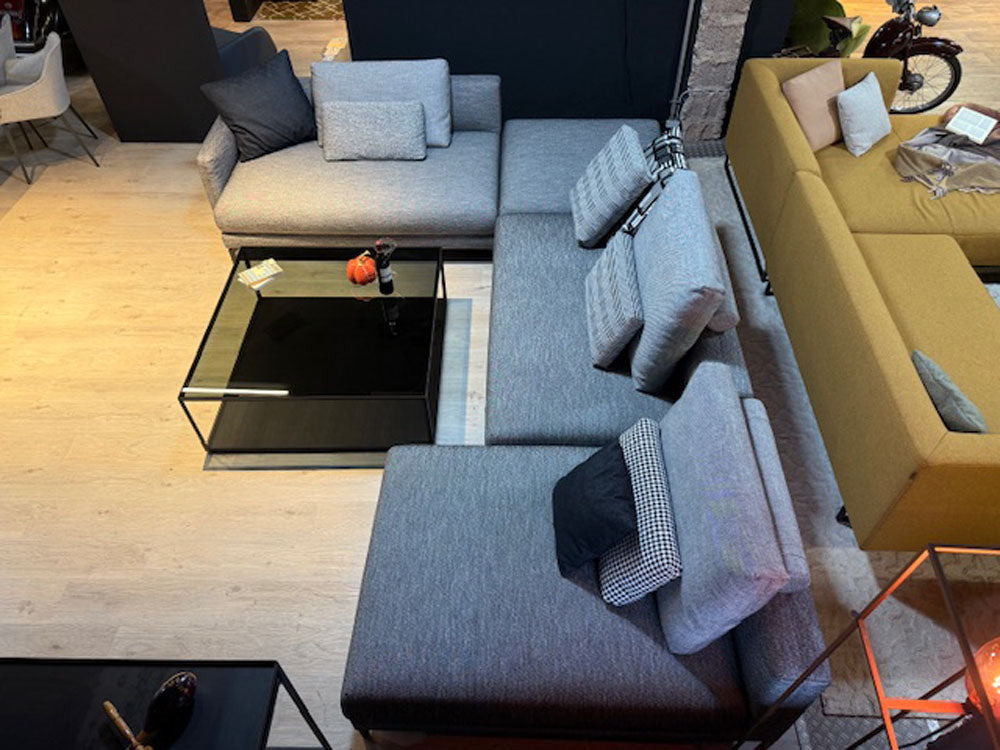 Rolf Benz - Sofa - RB Nuvola - Stoff grau - sofort verfügbar