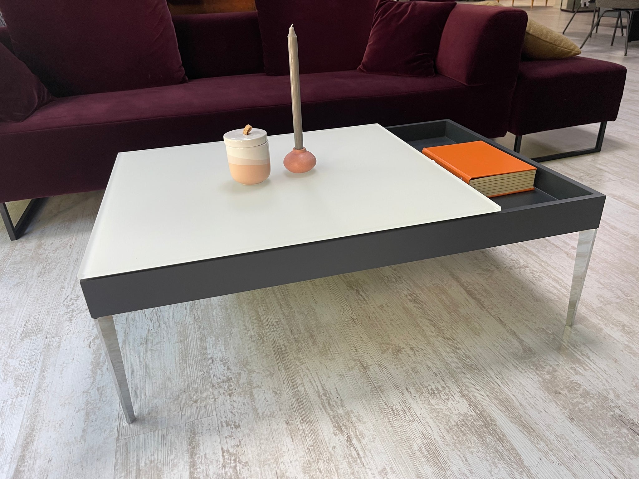 Ronald Schmitt - Couchtisch- K 484 - Lack anthrazit - sofort verfügbar