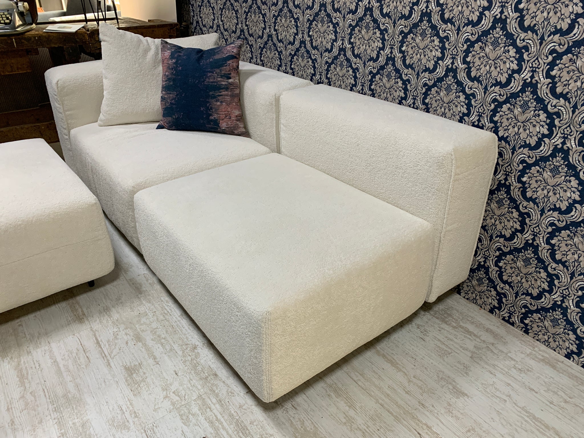 freistil - Sofa - freistil 122 - ECHT - Stoff creme - sofort verfügbar