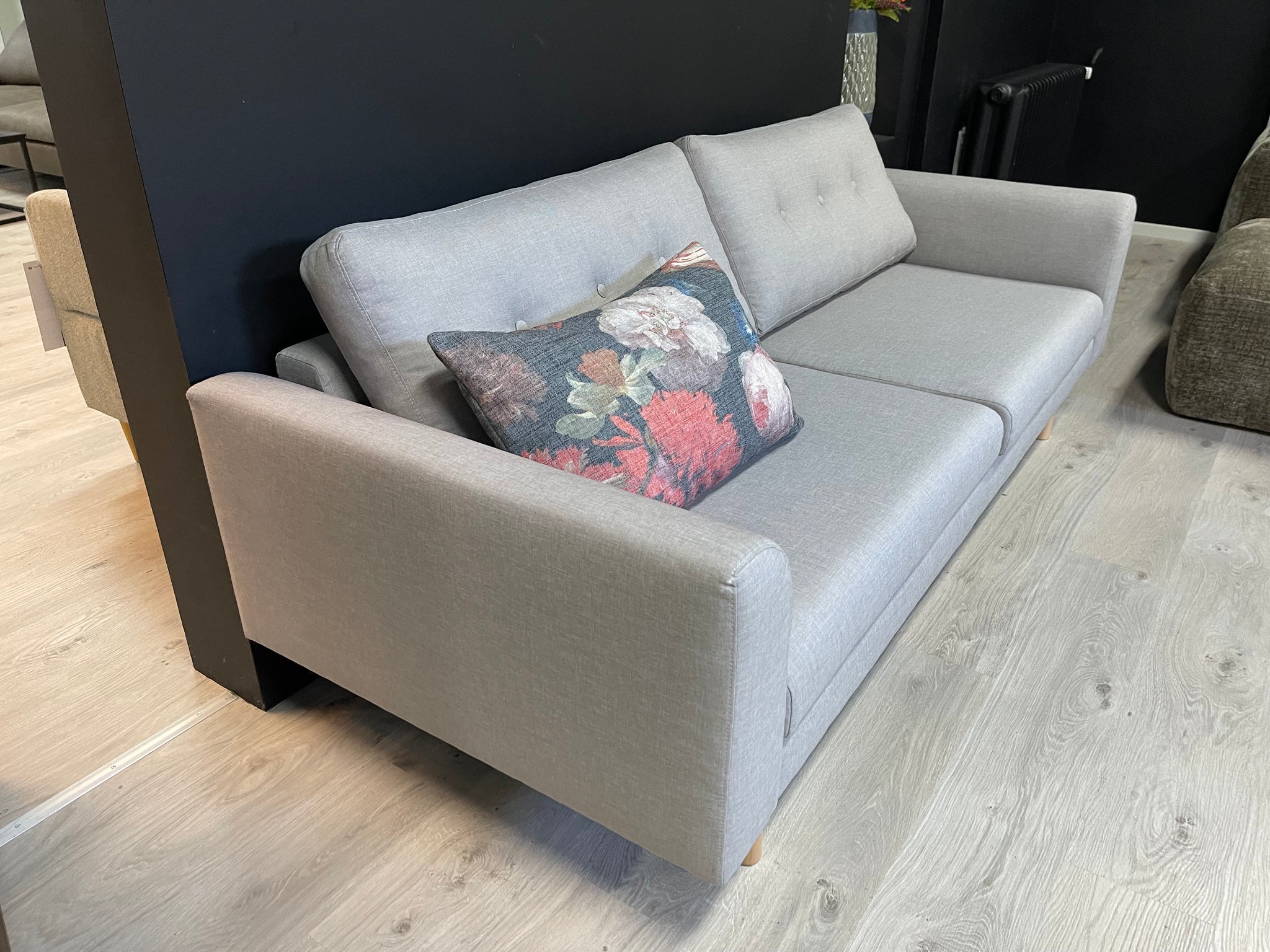 Wohnraum - Sofa - Eira - Stoff grau - sofort verfügbar