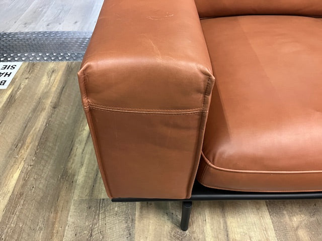 Rolf Benz - Sofa - RB 535 LIV - Leder braun  - sofort verfügbar