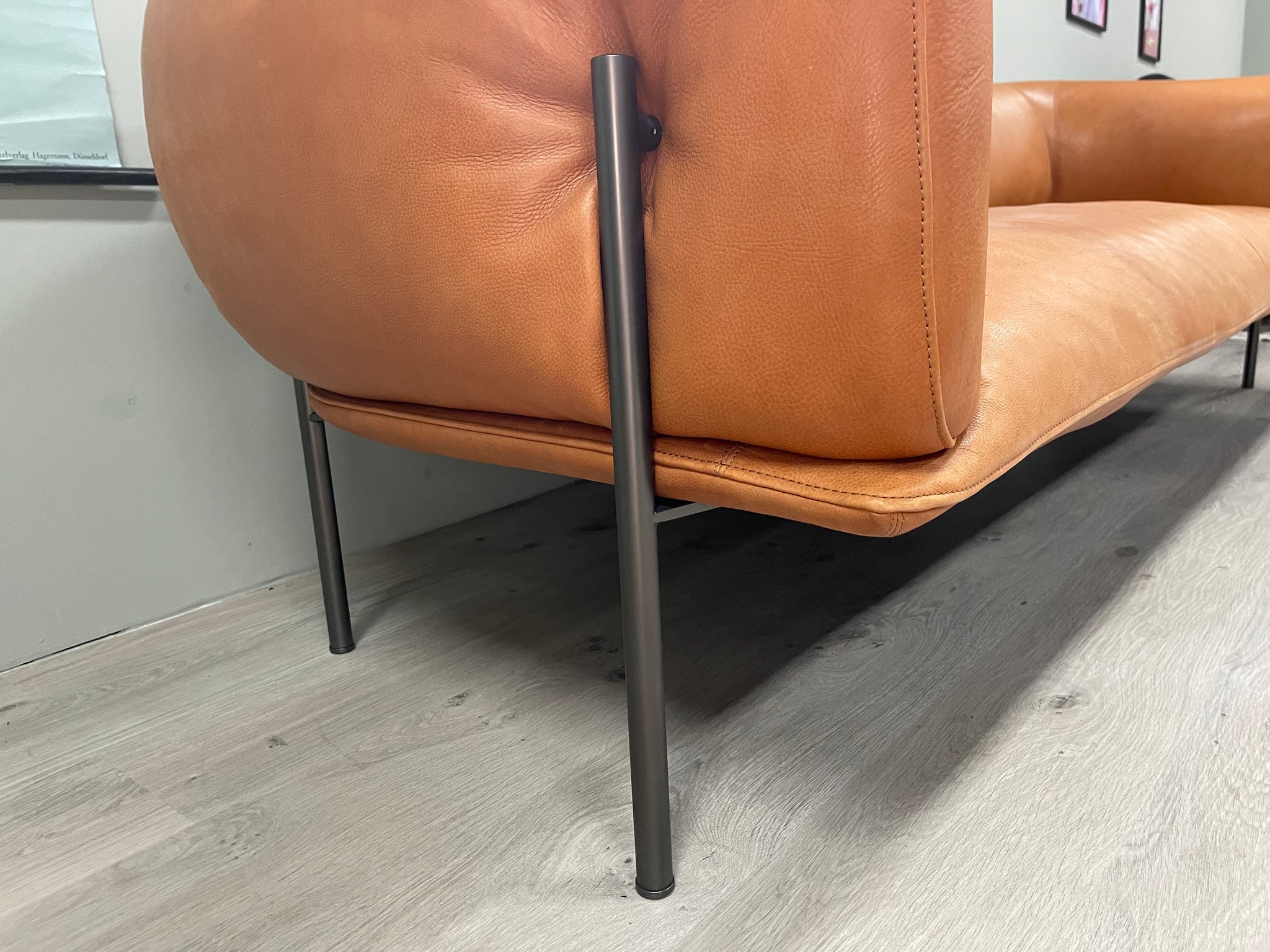 Molinari Design - Sofa - Rondo - Leder cognac - sofort verfügbar