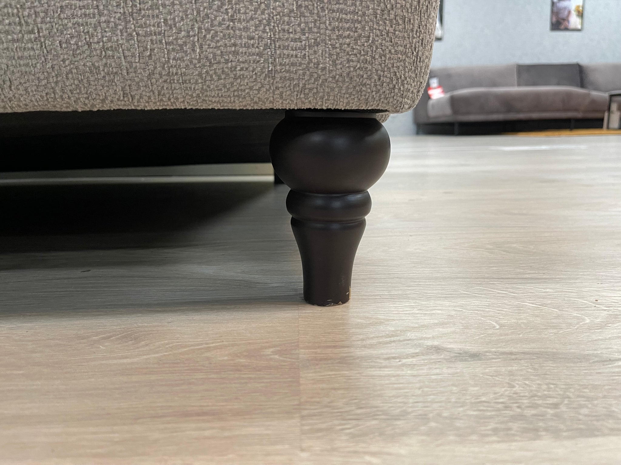 Furninova - Sofa  - Birmingham - Stoff grau - sofort verfügbar