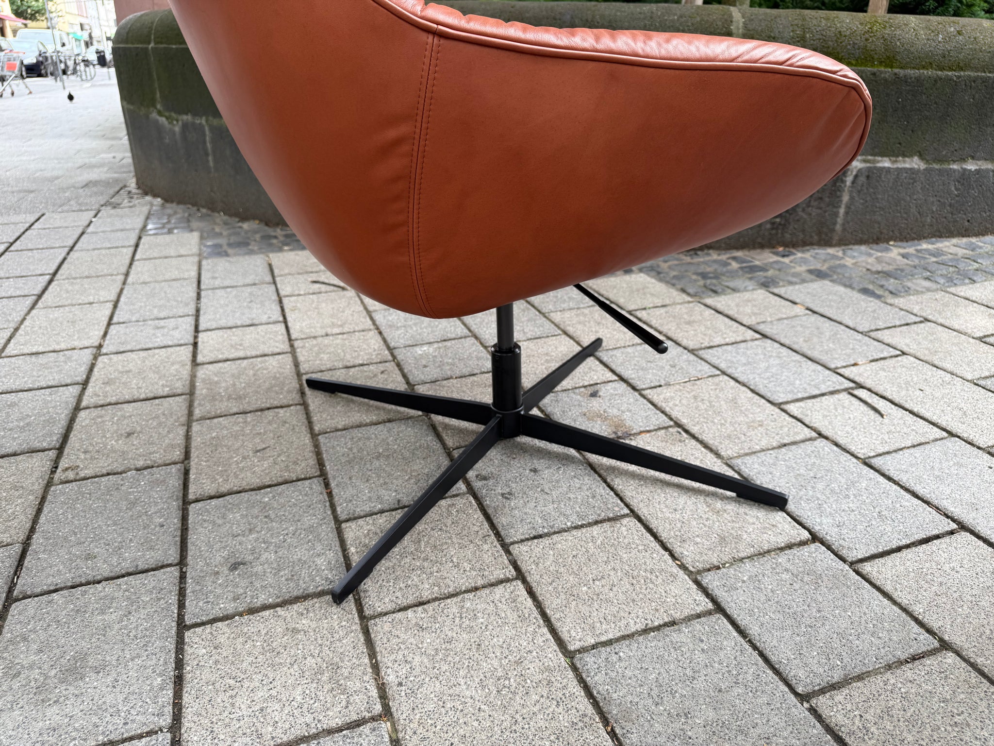Rolf Benz - Sessel - RB 586 MEG - Leder braun - sofort verfügbar