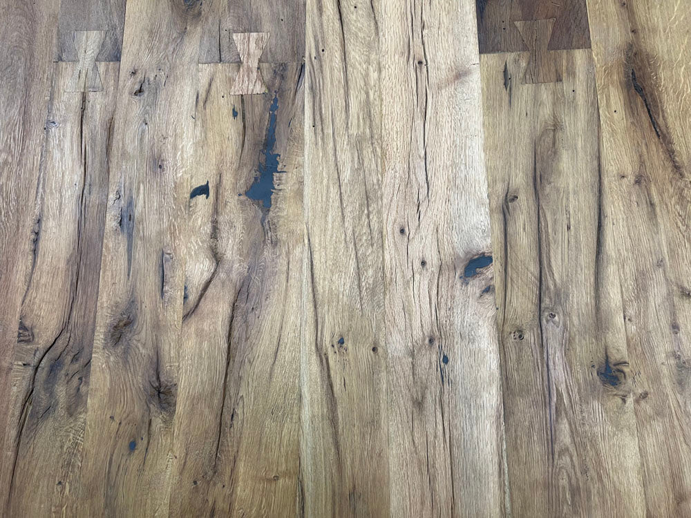 Alte Eichenwerkstatt - Esstisch - Thor - Eiche massiv - 300 x 110 cm -  sofort verfügbar