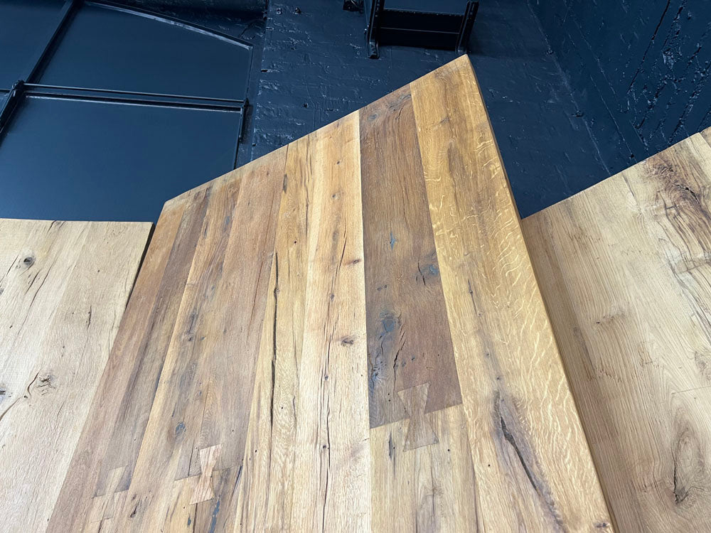 Alte Eichenwerkstatt - Esstisch - Thor - Eiche massiv - 300 x 110 cm -  sofort verfügbar