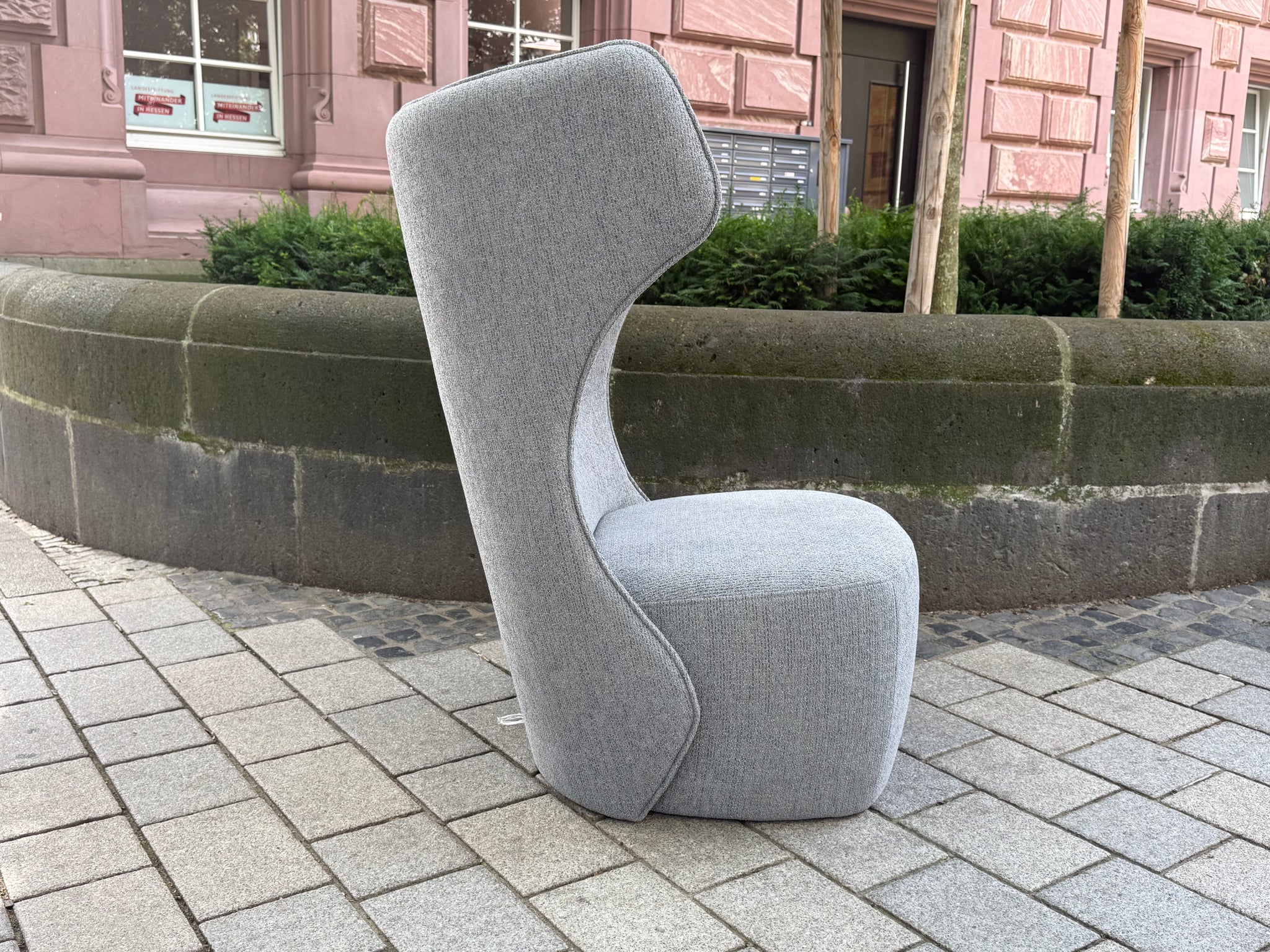 Freistil - Sessel & Hocker - freistil 149 - Stoff grau - sofort verfügbar
