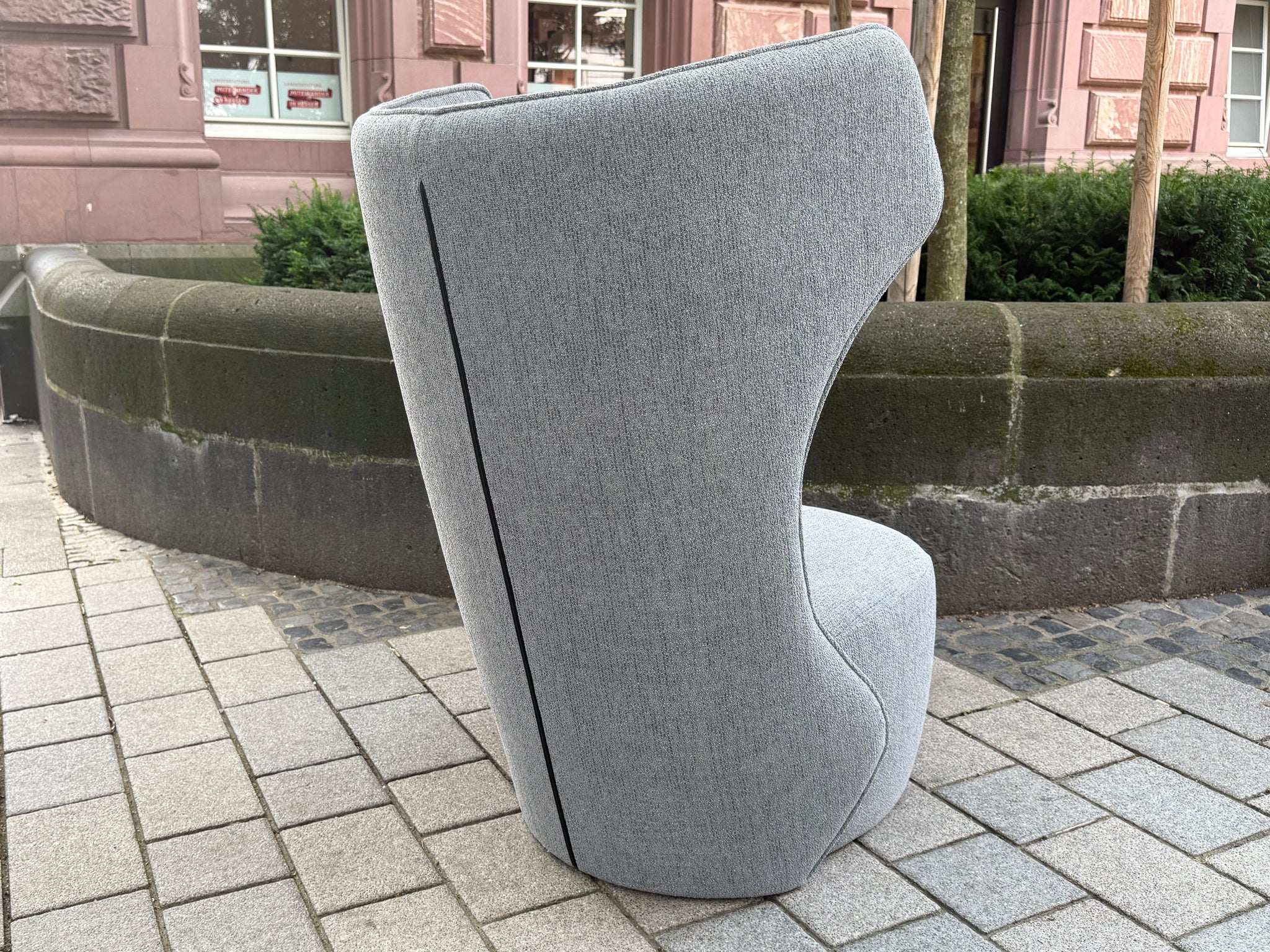 Freistil - Sessel & Hocker - freistil 149 - Stoff grau - sofort verfügbar