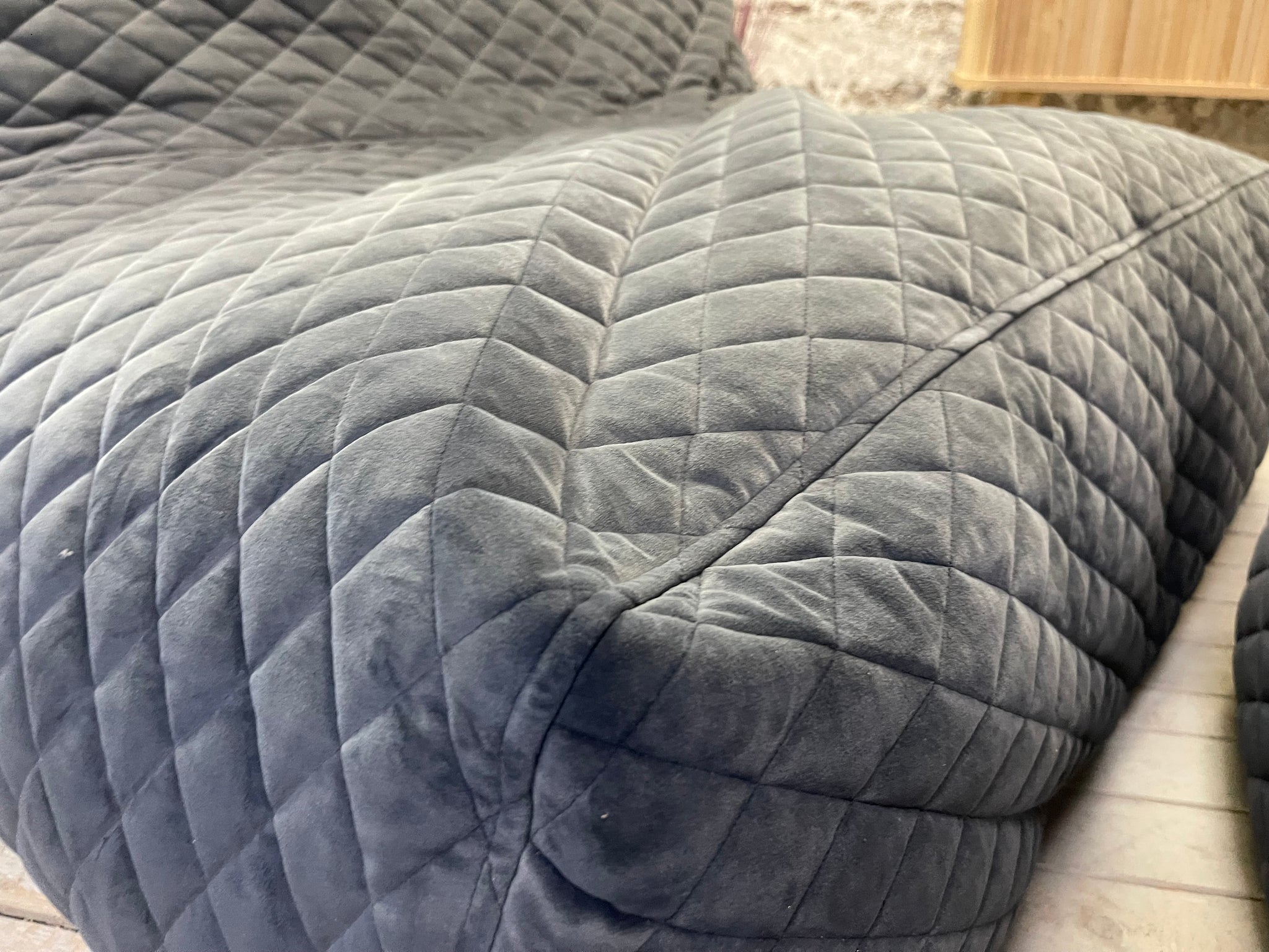 Pusku Pusku - Sofa- Lure Luxe - Stoff blau - sofort verfügbar