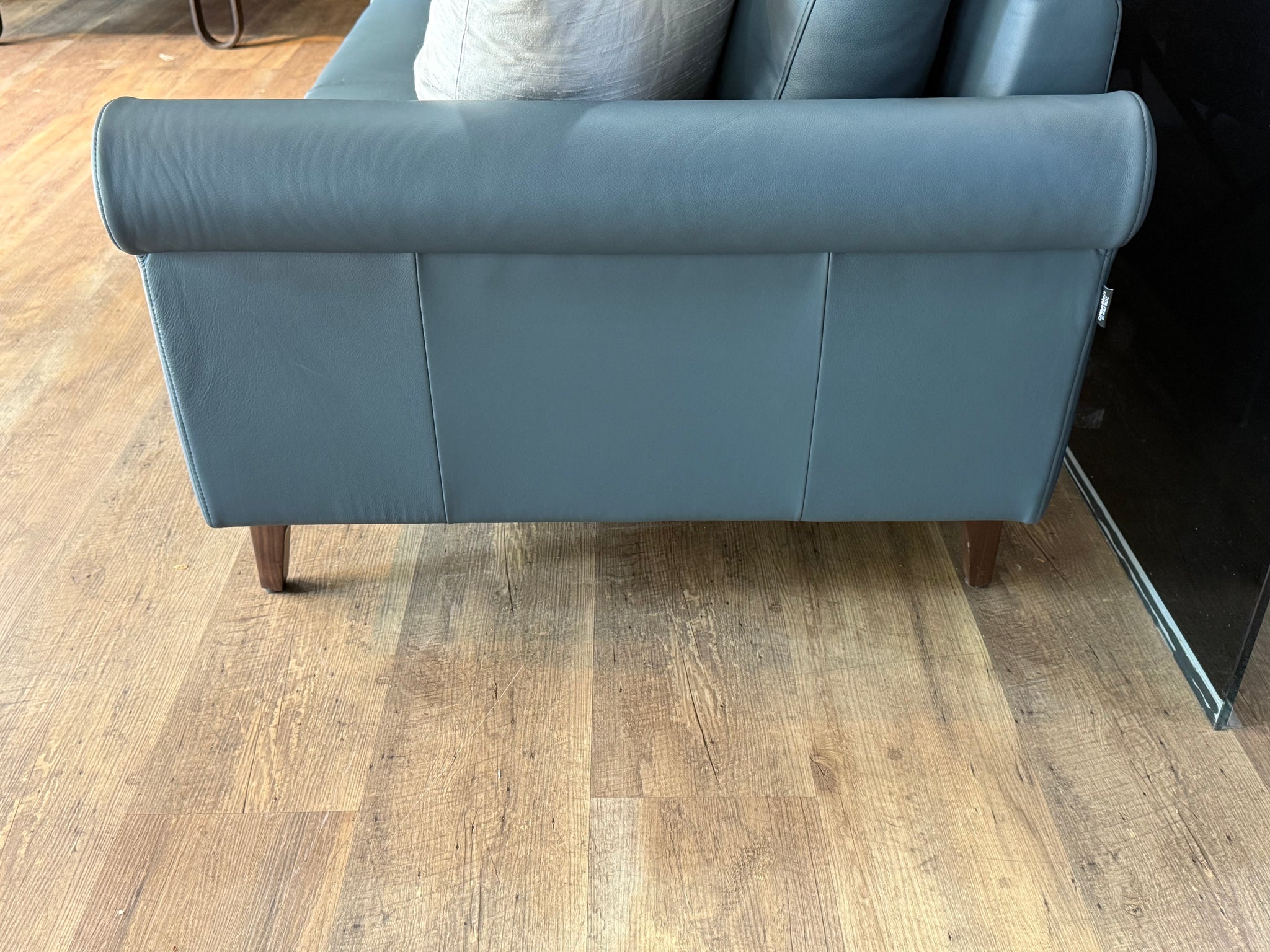 creation by Rolf Benz - Sofa - cr.450 - Leder blau - sofort verfügbar